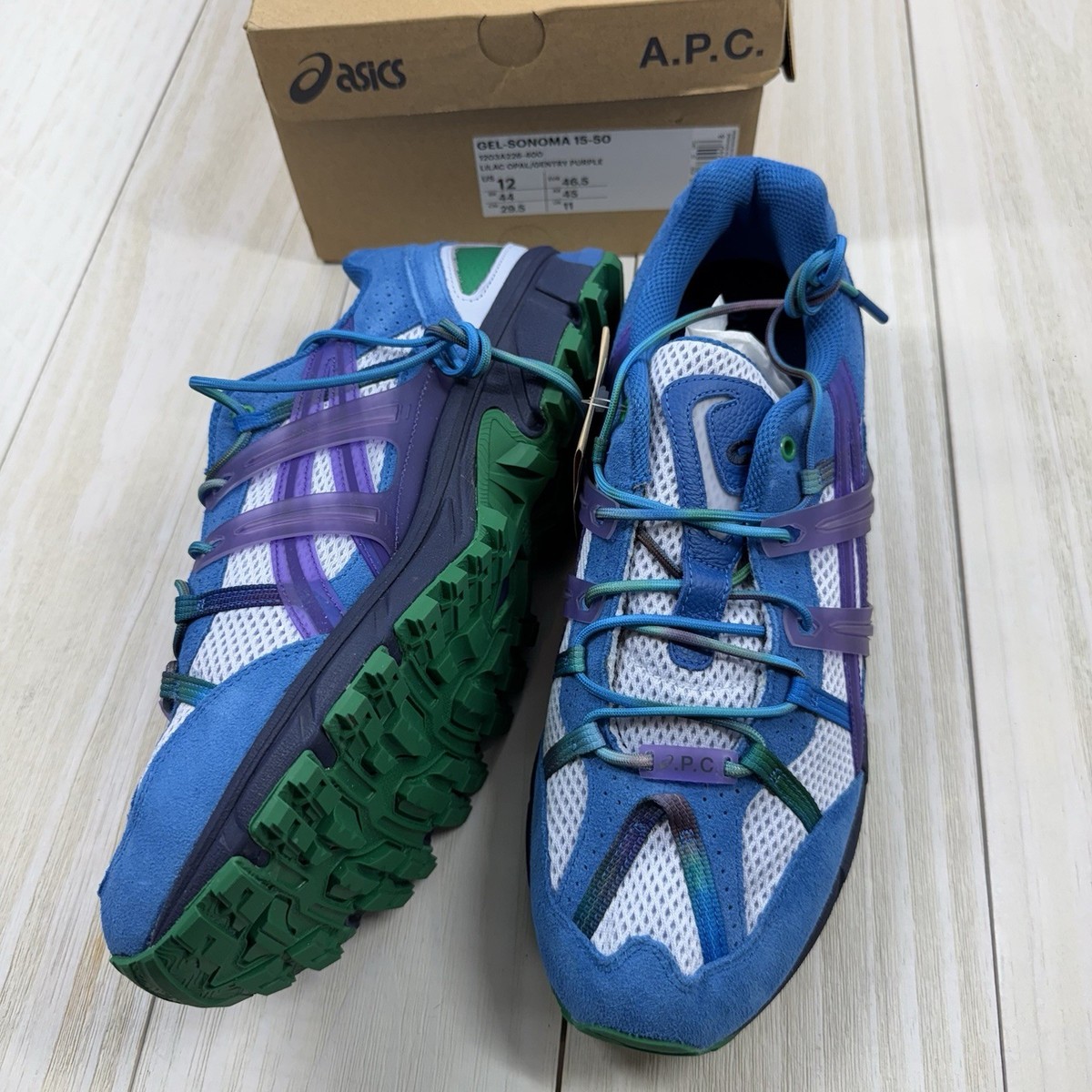 Size 12 Men's - ASICS A.P.C. x Gel Sonoma 15-50 Lilac Opal