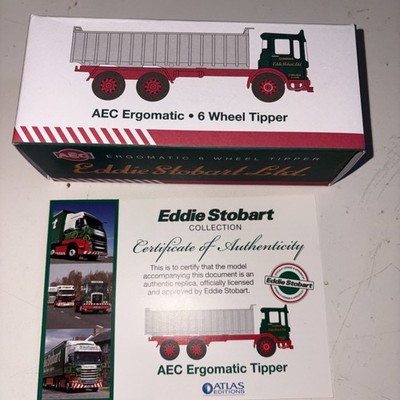 Atlas Editions Eddie Stobart AEC Ergomatic 6-Wheel Tipper Die-Cast sealed
