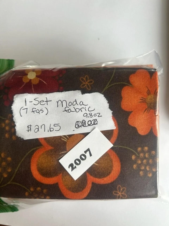 7FQ Fat Quarter Moda 18X22" Quality Quilt Fabric Quilting Crafting Sewing - Image 2 of 2