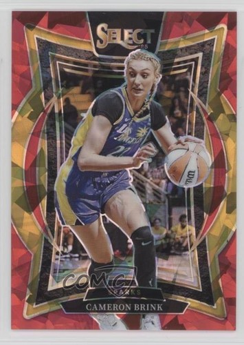 2025 Panini Select WNBA Concourse Red Ice Prizm 254/299 Cameron Brink #9