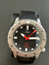 SINN U 1 Taucheruhr mit Silikonarmband