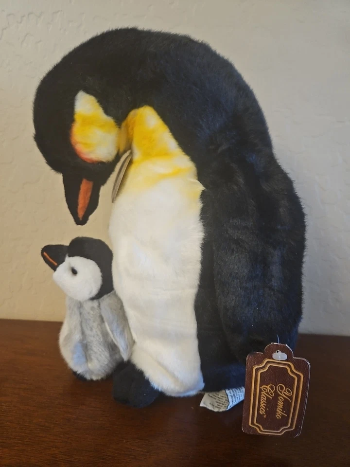 Peluche Russ Yomiko Classics MAMÁ Y BEBÉ PINGÜINO 12" Foto 2 de 4