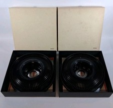 2 KODAK CAROUSEL 80 SLIDE TRAYS w/Original Boxes