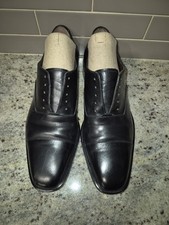 Salvatore Ferragamo Boston Men's Oxford Dress Shoe, Size 8 - Black