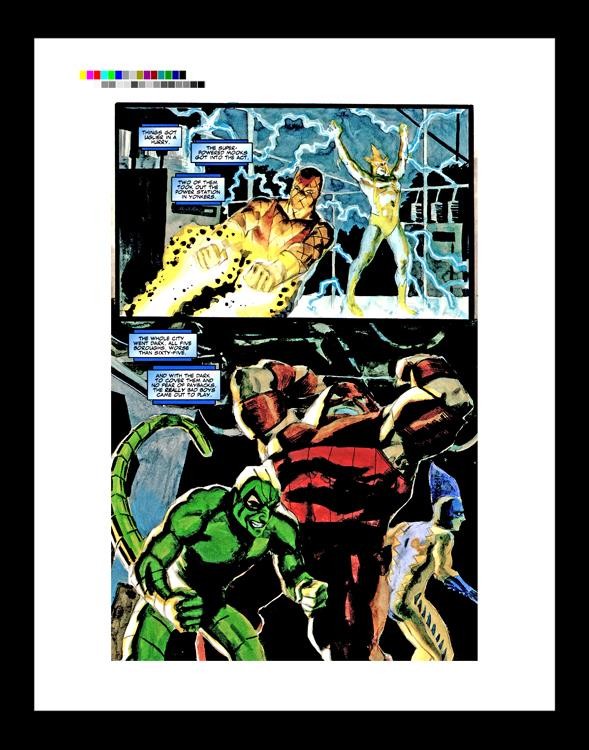 Bob Wakelin Code of Honor #3 Rare Production Art Pg 23