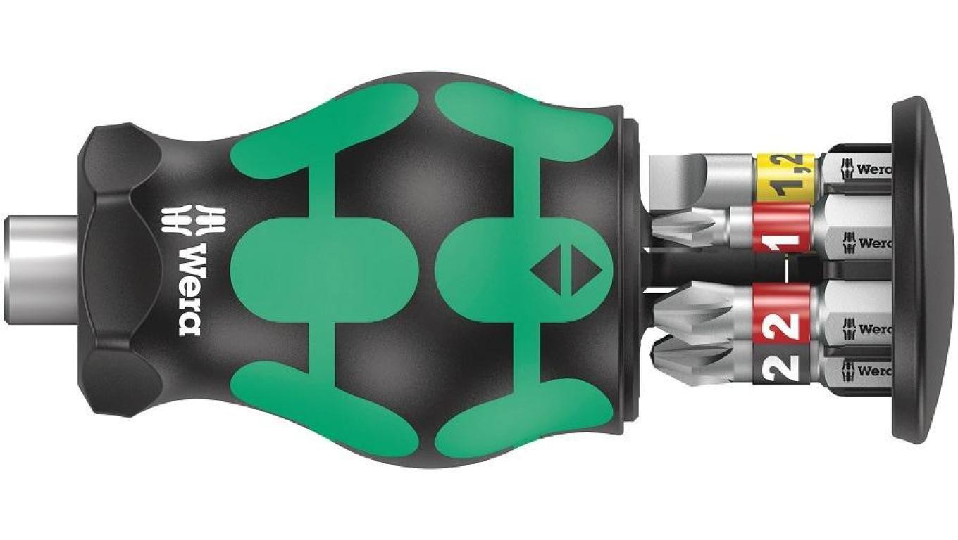 kraftform screwdriver compact stubby with 6 bit 05008874001
