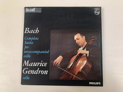 Bach, Maurice Gendron    Komplette Suiten für unbegleitetes Violoncello