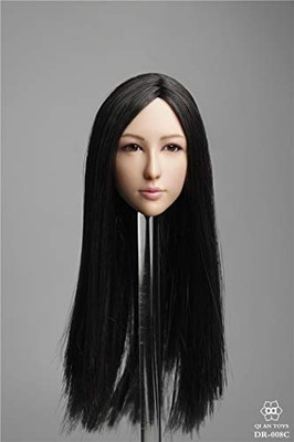 1/6 Figurenkopf, bewegliche Augen, asiatisch, gepflegter Ausdruck, süß, weiblicher Kopf, Zugang