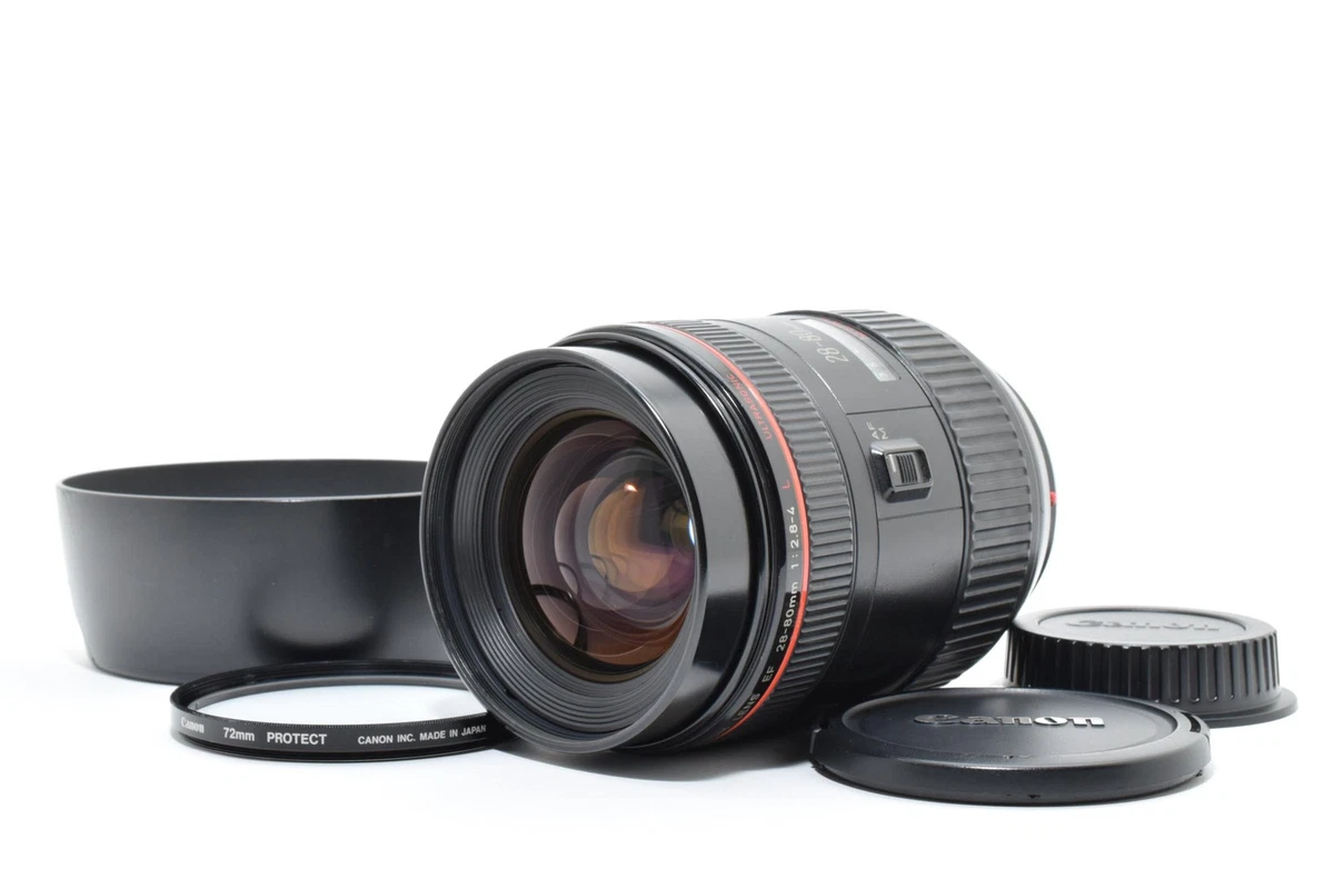 Canon EF Camera Lenses 28-80mm Focal f/2.8-4 Maximum Aperture for