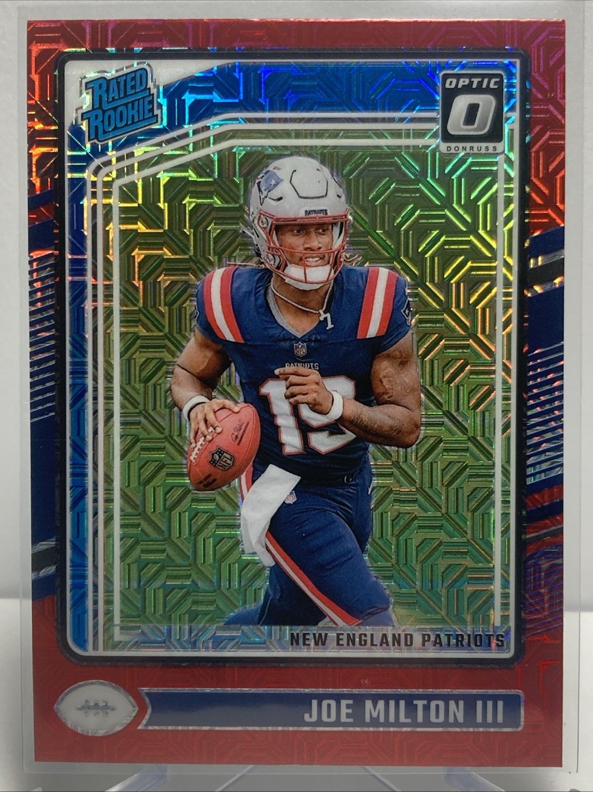 2024 Donruss Optic Rated Rookies Red Mojo JOE MILTON III #255 RC