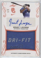 2017 Leaf Perfect Game National Showcase Orange 1/2 Grant Lavigne Patch Auto 2d9