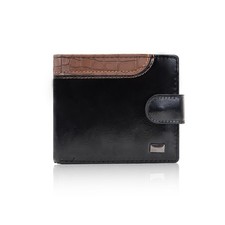 AdiStylinno Men's Leather 11.5 x 7.8 x 2.8 cm / 4.53 x 3.07 x 1.1 in, Black