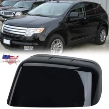 Left Driver Side Mirror Cover Cap Black For Ford Edge Lincoln MKX 2007-2010