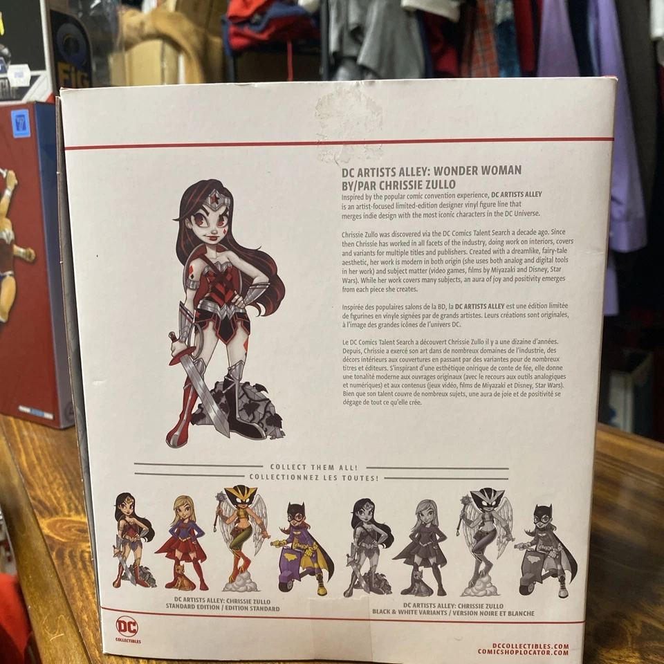 Figura Mujer Maravilla Callejón Artistas DC Variante Harley Quinn por Chrissie Zullo AP32 Foto 3 de 4