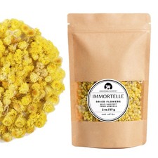 Immortelle, Helichrysum Dried Flowers 2 OZ 57g Herbal Tea  Wild-Harvested