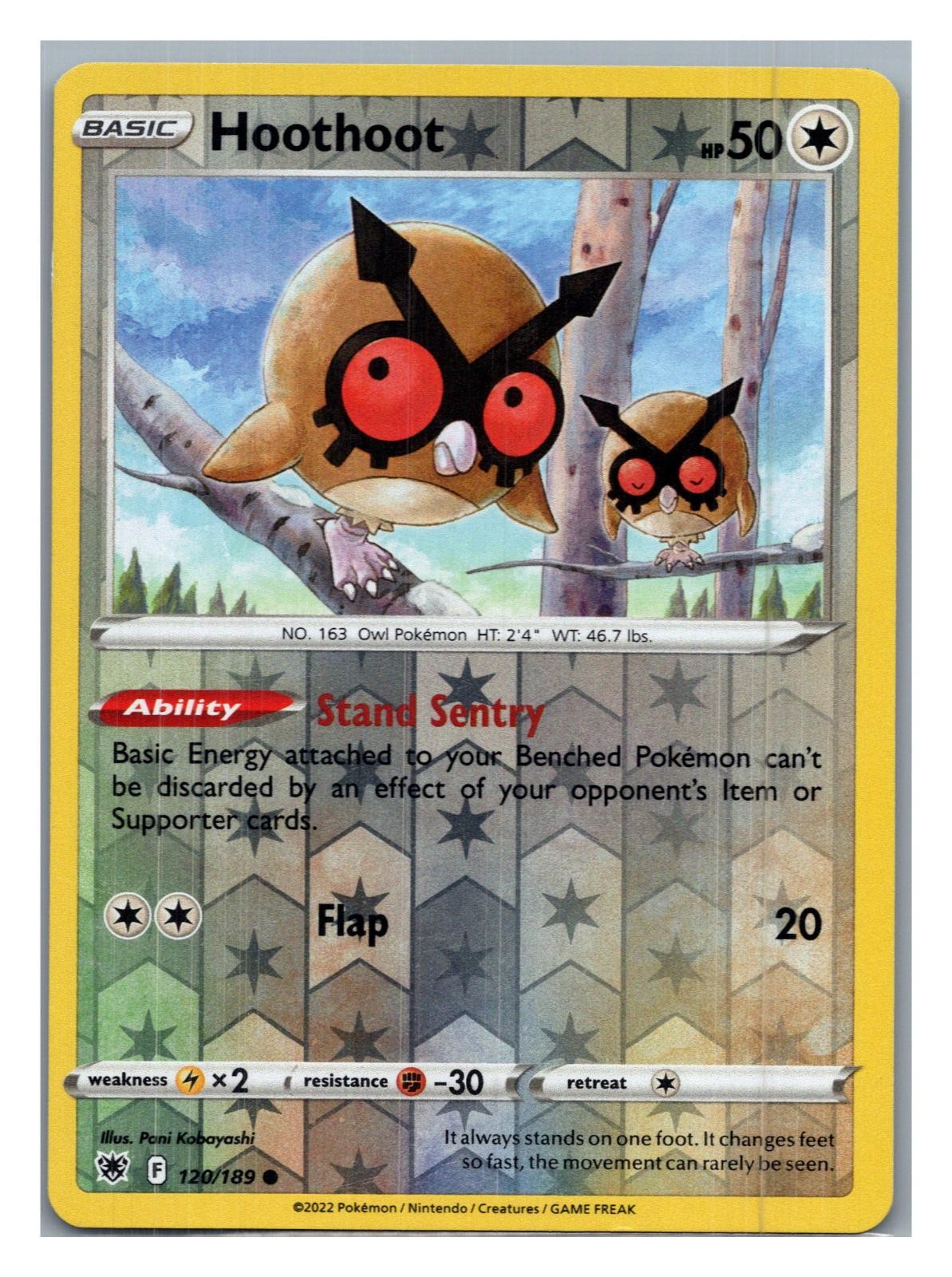 Hoothoot 120/189 | NM | Astral Radiance | Pokemon - 2022