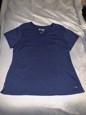 Grey's Anatomy by Barco Women's Blue Scrub Set XL Polyester Rayon Spandex