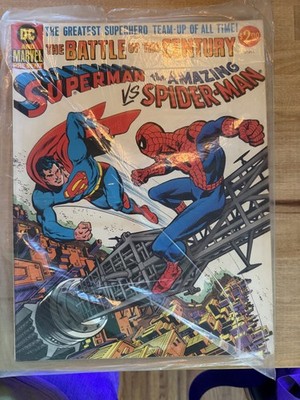 SUPERMAN VS THE AMAZING SPIDER-MAN BATTLE OF THE CENTURY 1976 DC