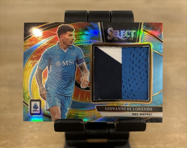 2024-25 Panini Select Serie A GIOVANNI DI LORENZO 3/5 Tie Dye Jumbo Swatch SP