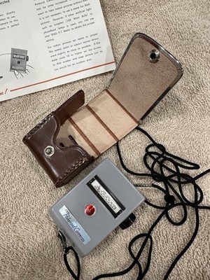 WALZ Exposure Meter for Polaroid Cameras. Meter, case, box, Documents, Unused