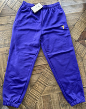 Nike Kobe Therma-FIT Kids Basketball Jogger Pants Purple/Yellow Large HJ1015-547
