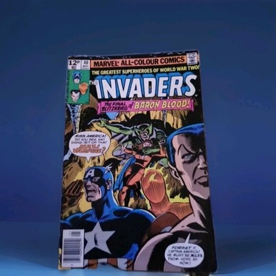 Invaders #40 The Final Blitzkrieg Of Baron Blood 1979 Marvel Comic