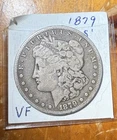 1879-S Morgan Silver Dollar San Francisco Mint Estate Coin VF Details