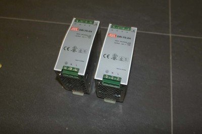 SNT DR-75-24 Schaltnetzteil 24V  3,2A Meanwell DR-75-24 power supply  2IN1BUY!