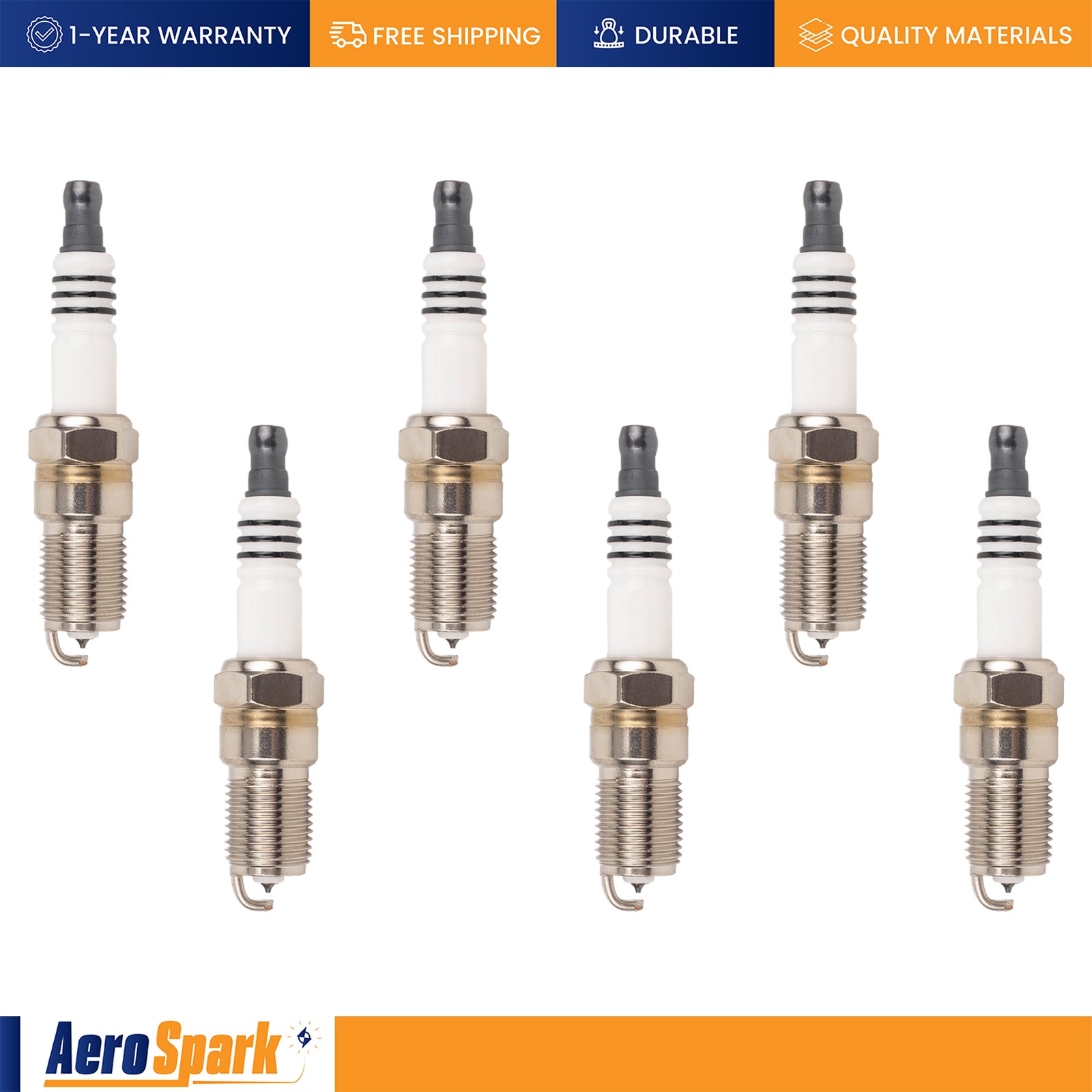 6 Platinum Spark Plugs for Ford Contour Ranger Taurus Windstar SP432 AGSF32FMX