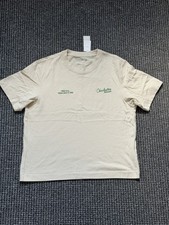 Abercrombie & Fitch Men's Beige Short Sleeve T-Shirt, Cotton, XS