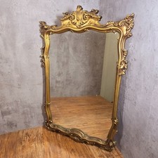 Large Gold Ornate Wall Mirror Rococo Baroque Louis Style 72cm x 42cm