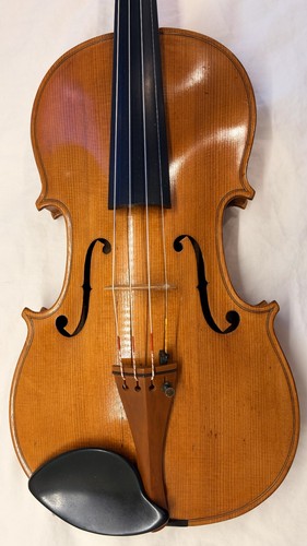 A Fine French Violin By F. Breton Brevete c. 1900 labeled de S.A.R.Me 4/4