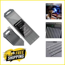 10-Pack 3/32" x 7" Gray Ceriated Tungsten Electrodes for TIG Welding