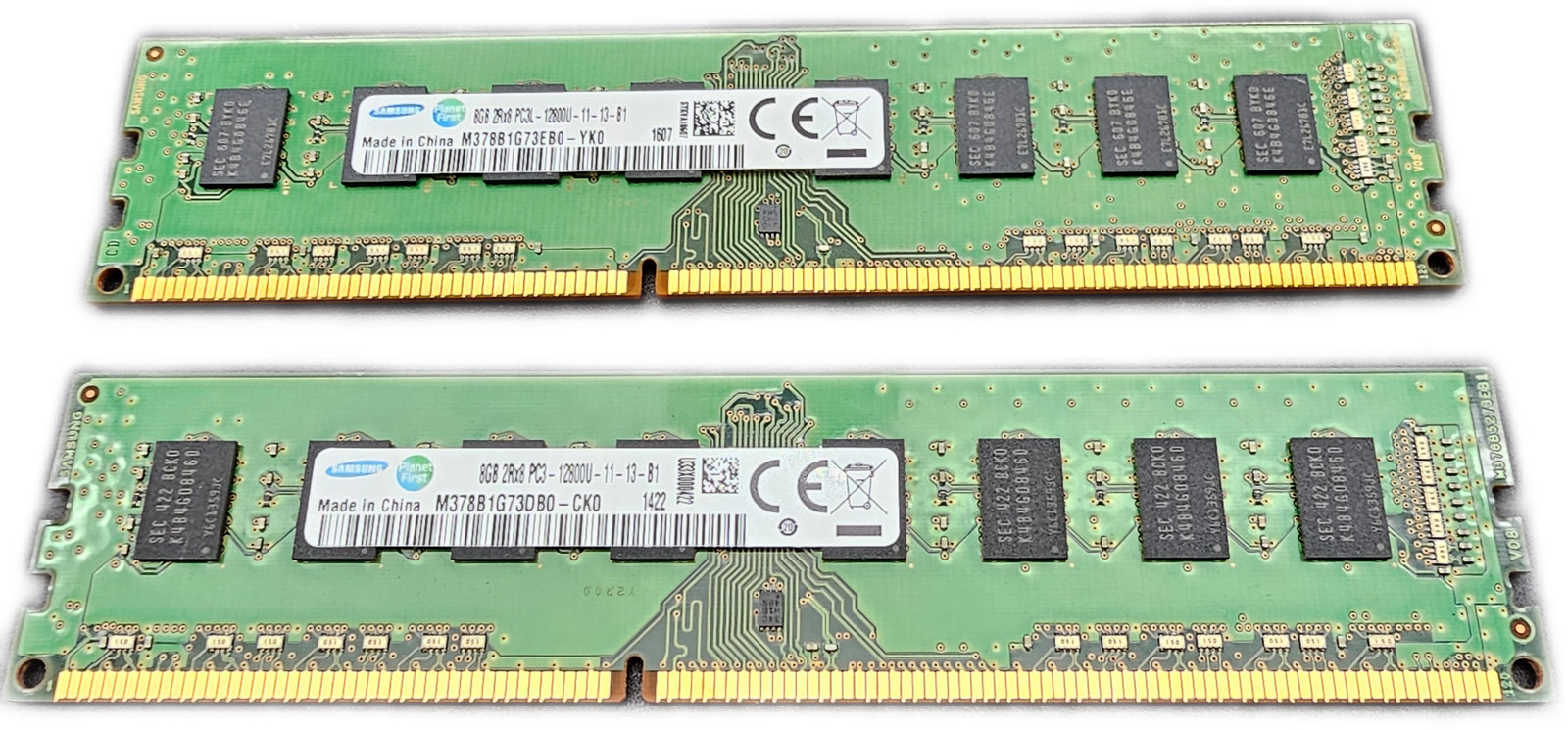 SAMSUNG 16GB (2x8GB) DDR3 PC3-12800U DESKTOP RAM 