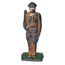2B14 Early Barclay Toy Soldier Attention Right Shoulder Arms Vintage Dimestore