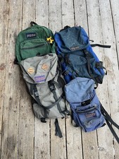 Vintage Jansport Made In USA Hiking Traveler Backpack Lot Of 4