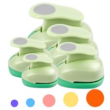 Versatile Circle Punch Set with 5 Sizes for Effortless Paper Crafts  Gifts