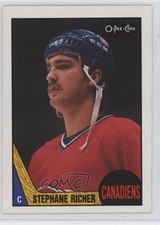 1987-88 O-Pee-Chee Stephane Richer #233 qh5