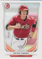 2014 Bowman Draft Top Prospects #TP-40 Peter O'Brien Arizona Diamondbacks Card