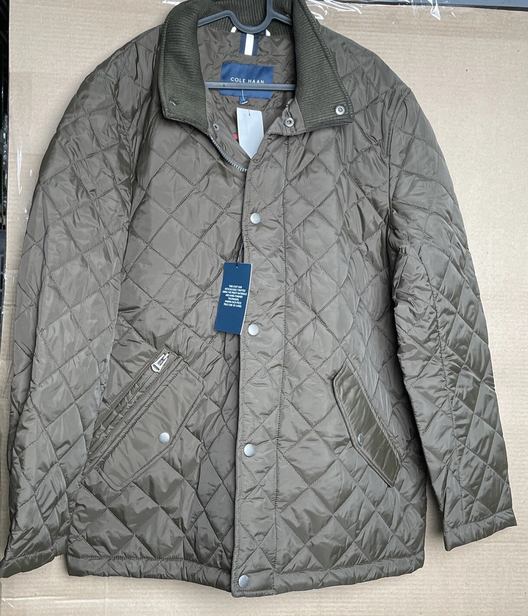Cole haan men's top quilted barn jacket