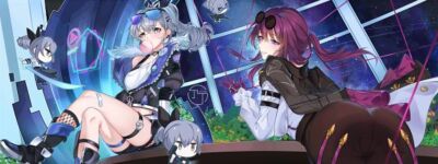 Anime kafka honkai star rail silver wolf bandaid gum Stitched Gaming Mat Desk