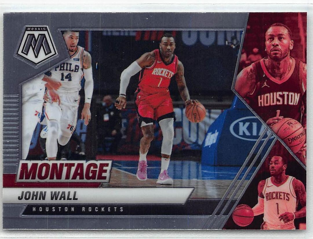 2020-21 Panini Mosaic - John Wall - Maontage Insert - Washington