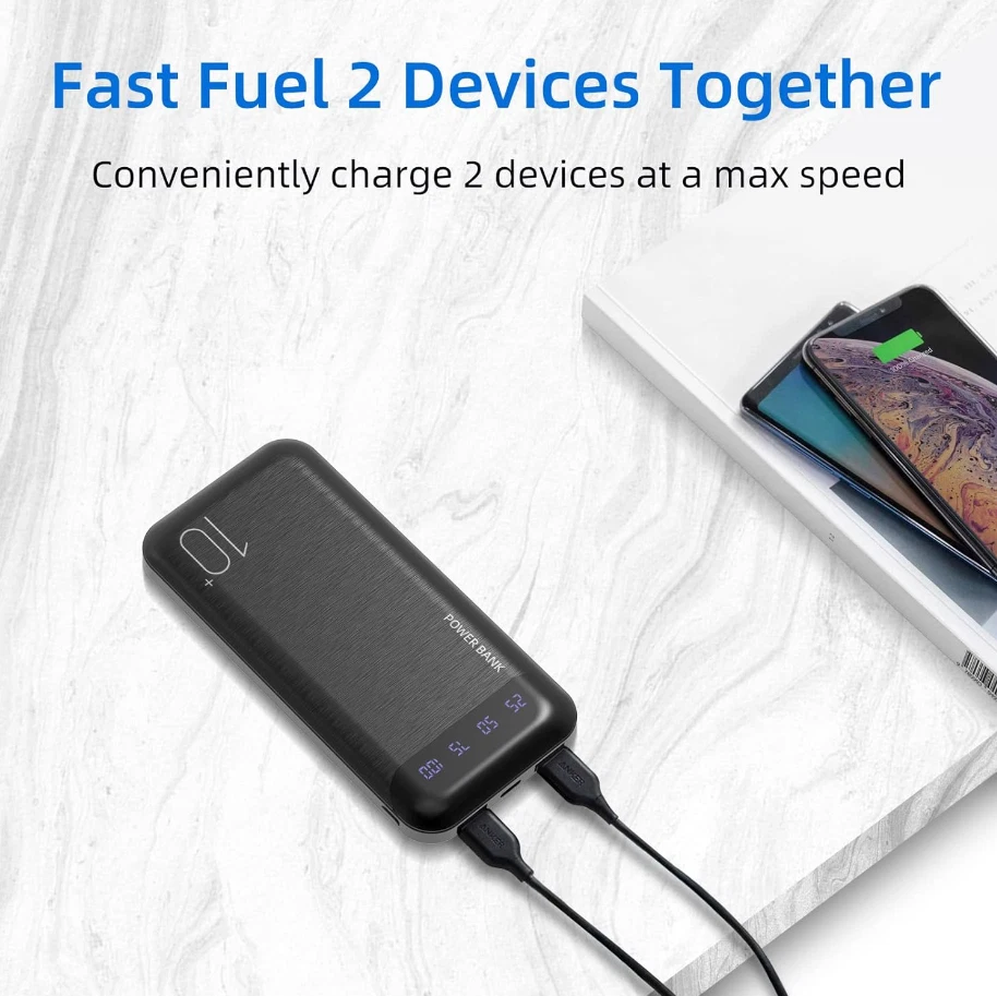 Power Bank for Heated Vest Jacket Scarf Pants USB Battery Pack Portable Charger*