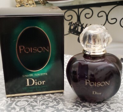 Authentic Poison Dior Eau De Toilette For Women 1oz New No SEAL