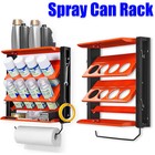 Wall Mounted Spray Bottle Holder Metal Aerosol Can Storage Rack for Van Garage