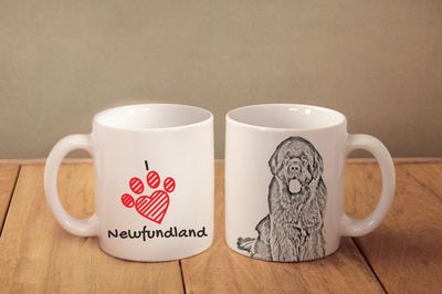 Newfoundland - a cup ''I love'' Subli Dog, DE