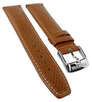 Festina Cinturino Orologio IN Pelle 21mm Marrone Chiaro Con