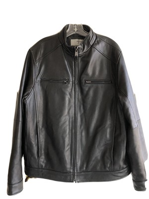 boston harbor mens leather jacket