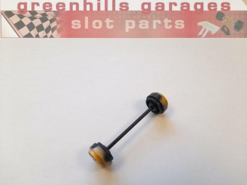 Greenhills Scalextric schwarz Hinterachse + Zahnrad 51 mm - Neu - P7694 **