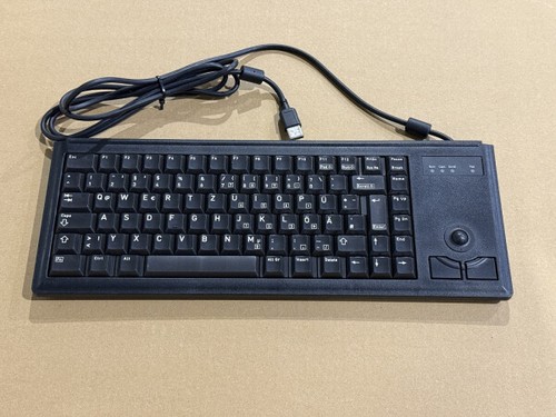 CHERRY G84-4400LUBDE-2 Kompakt-Tastatur mit integriertem Trackball